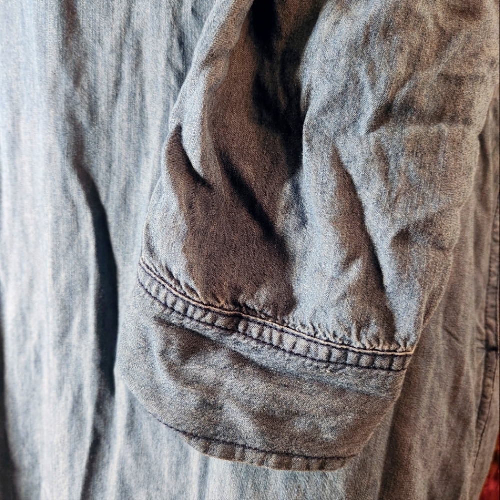 Leshop Large Denim Button-Down Dress - Picture 6 of 8